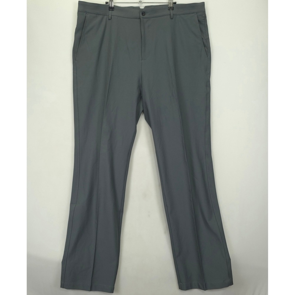 Dunning Men Performance Golf Dress Pants Everbest Green Stretch Straight 40x32